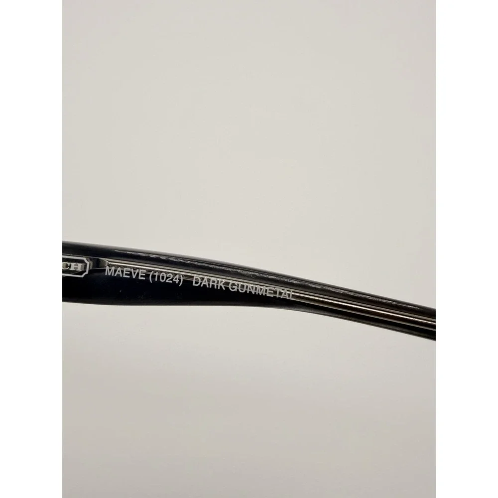 Coach Maeve 1024 (Dark Gunmetal) Half Rim Eyeglasses Frames Only 48•18•130